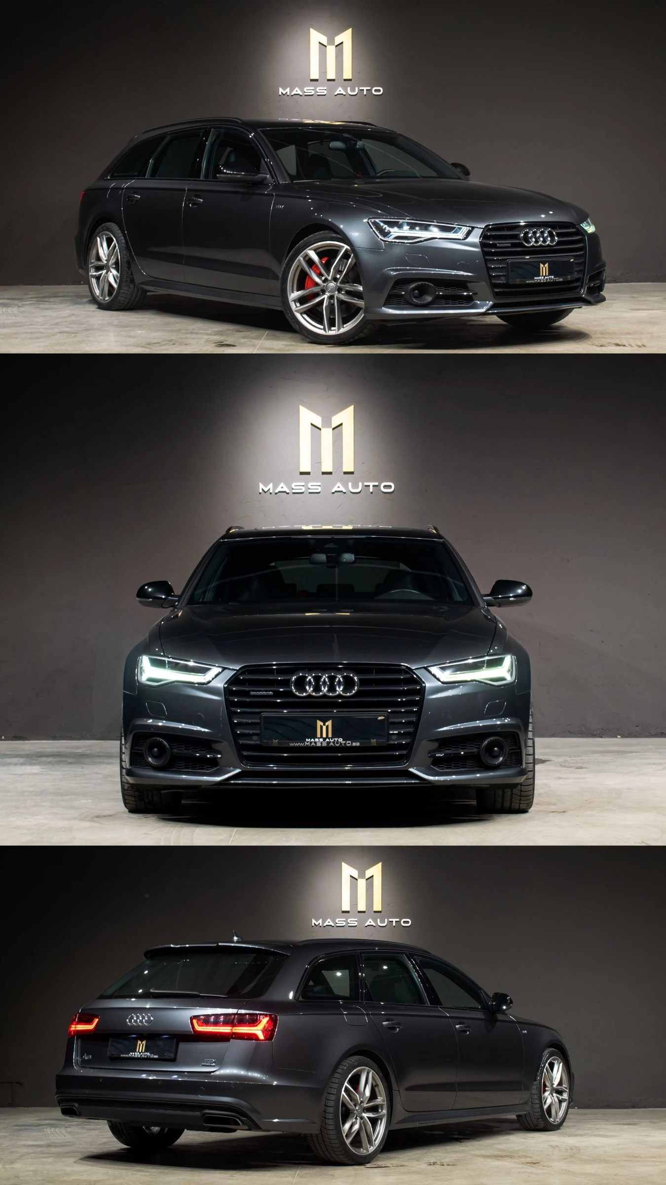 Audi A6 Competition/Bose/Distronic/Серв.Ист./РеаленПробег, снимка 2 - Автомобили и джипове - 54702180