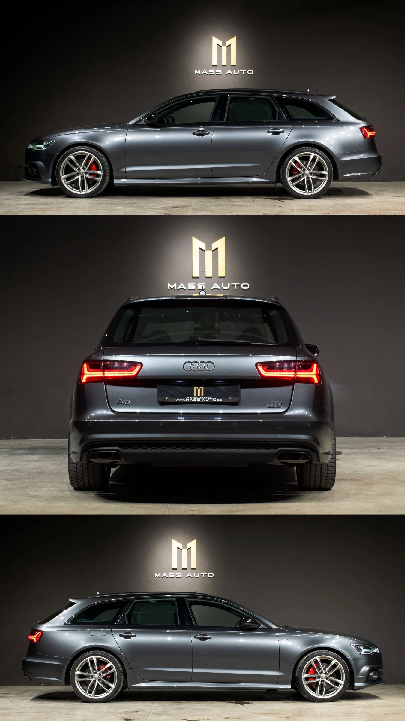 Audi A6 Competition/Bose/Distronic/Серв.Ист./РеаленПробег, снимка 4 - Автомобили и джипове - 54702180