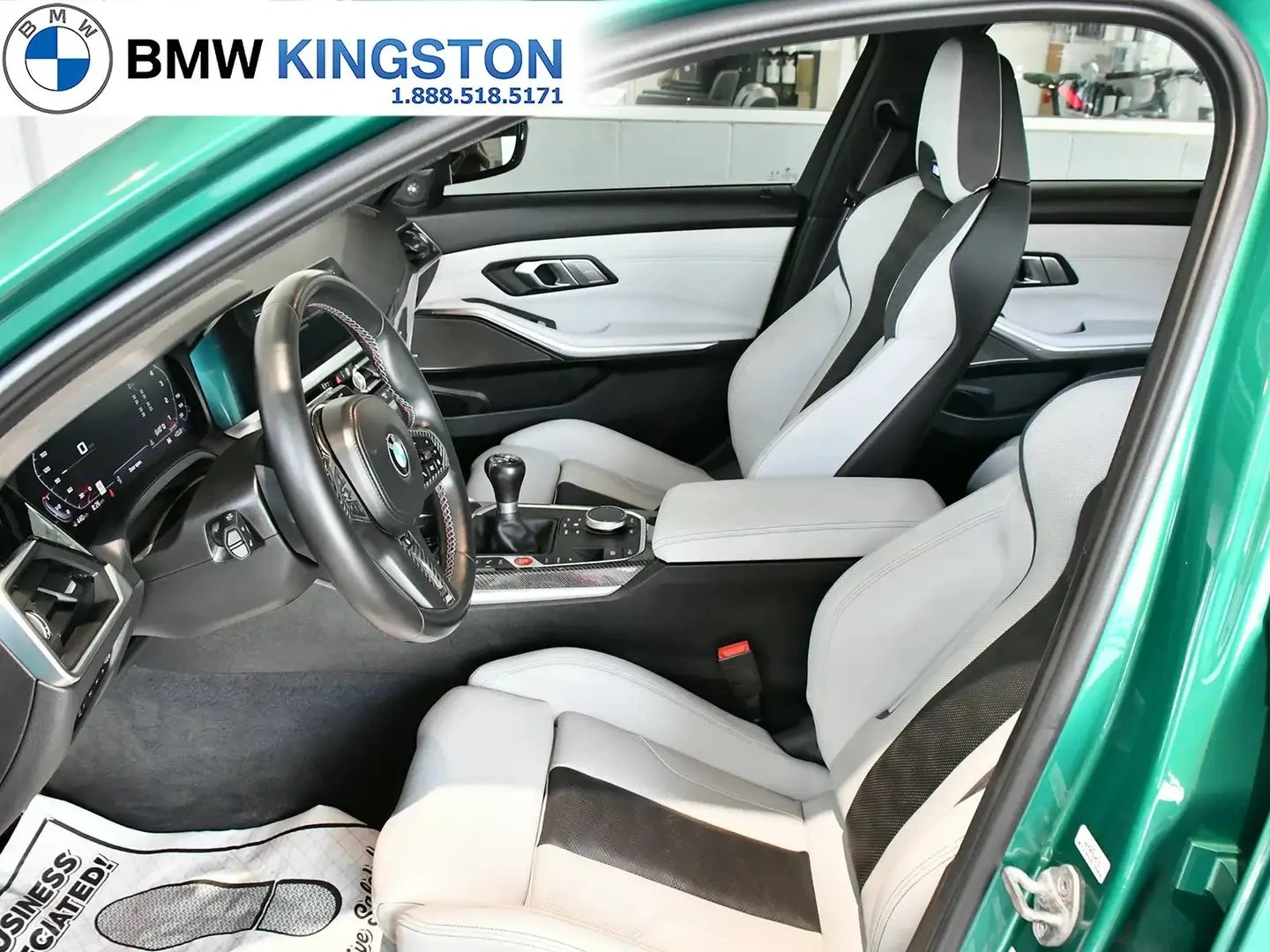 BMW M3 2022* РЪЧКА* CARBON* ОБДУХ* LASER* HARMAN* HUD* КР, снимка 12 - Автомобили и джипове - 56317197