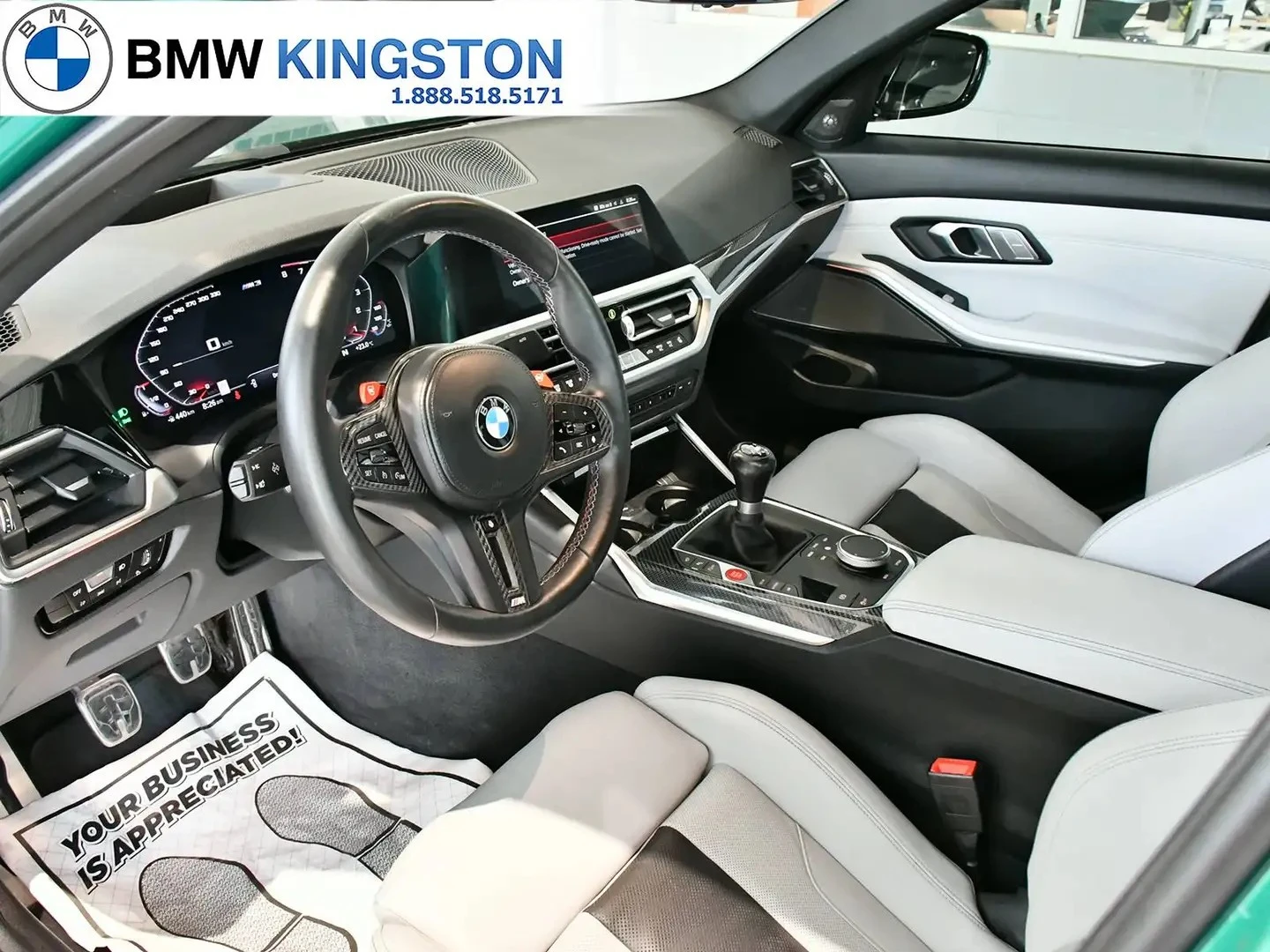 BMW M3 2022* РЪЧКА* CARBON* ОБДУХ* LASER* HARMAN* HUD* КР, снимка 11 - Автомобили и джипове - 56317197