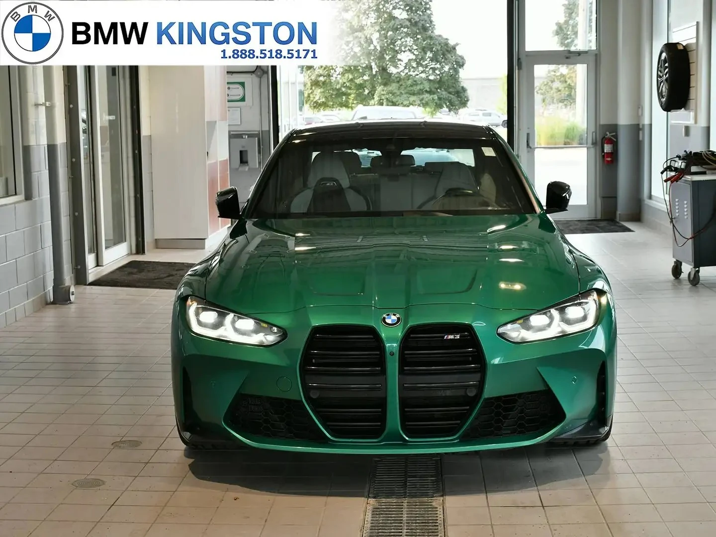 BMW M3 2022* РЪЧКА* CARBON* ОБДУХ* LASER* HARMAN* HUD* КР, снимка 2 - Автомобили и джипове - 56317197