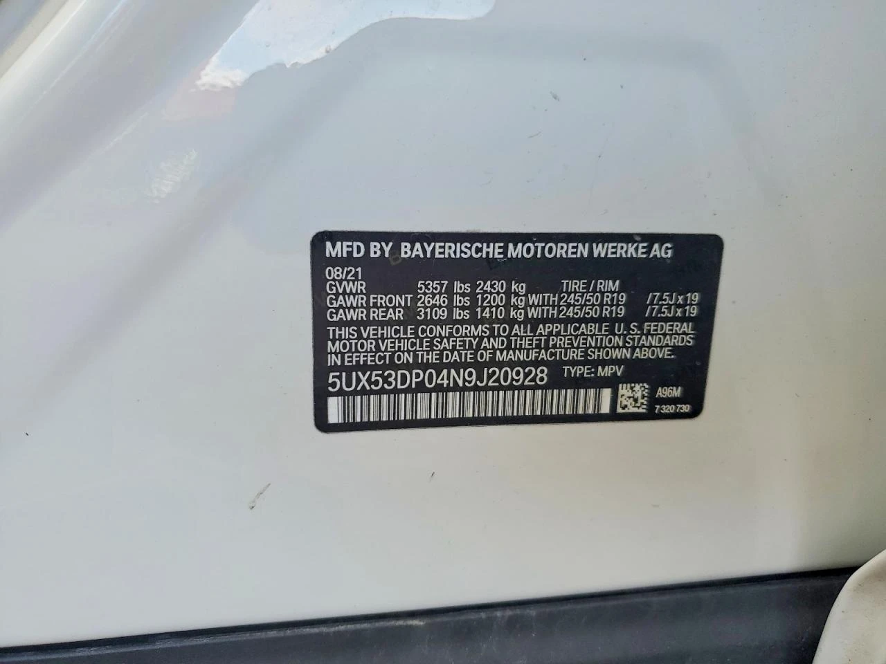 BMW X3 2.0l xDrive30I, снимка 13 - Автомобили и джипове - 54610344