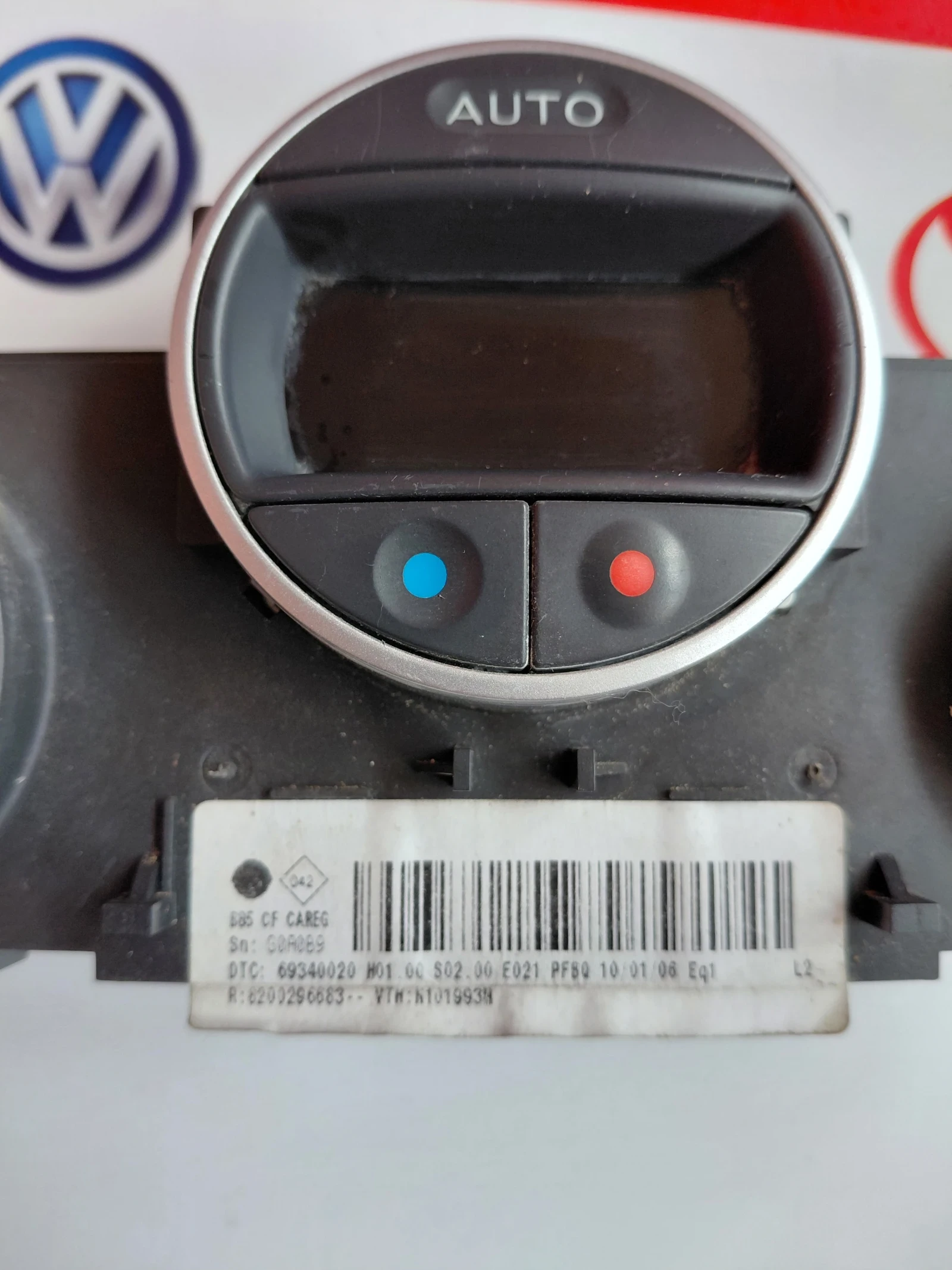 8200296683 Управление климатик RENAULT CLIO III   69340020, снимка 2 - Части - 53985422