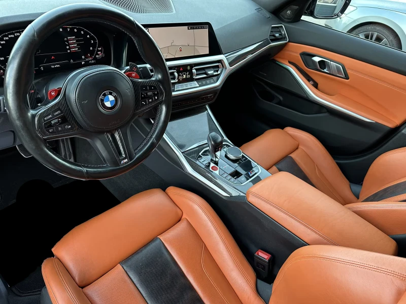BMW M3 COMPETITION/510HP/LASER/HUD/360/NAVI/126h, снимка 6 - Автомобили и джипове - 53374103
