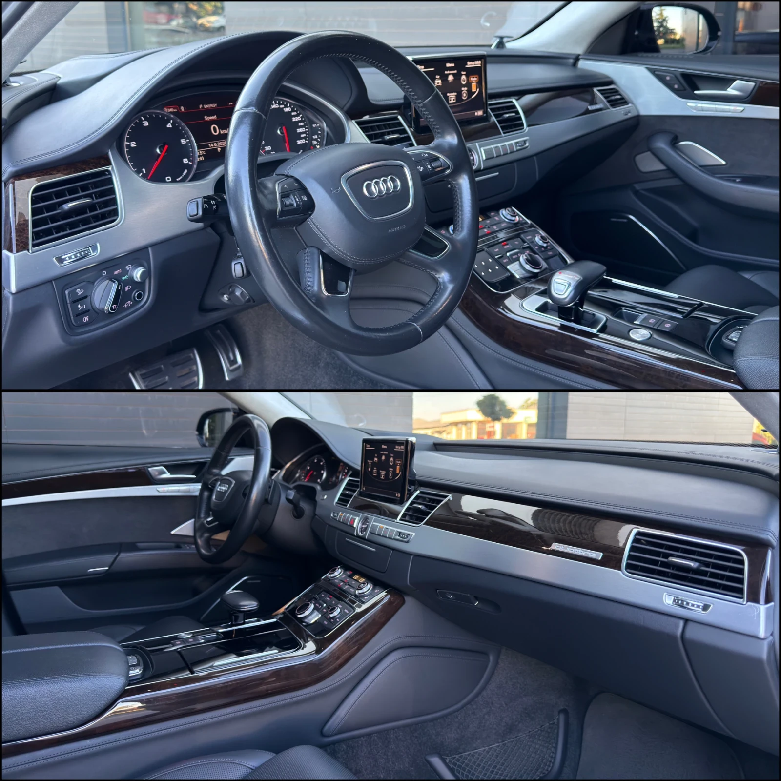 Audi A8 MATRIX* LONG* S8* EXCLUSIVE* 3-TV* B&O* FULL MAX* , снимка 8 - Автомобили и джипове - 54834031