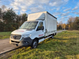 Mercedes-Benz Sprinter 516 Падащ борд , щора, двойна гума, б кат., снимка 1