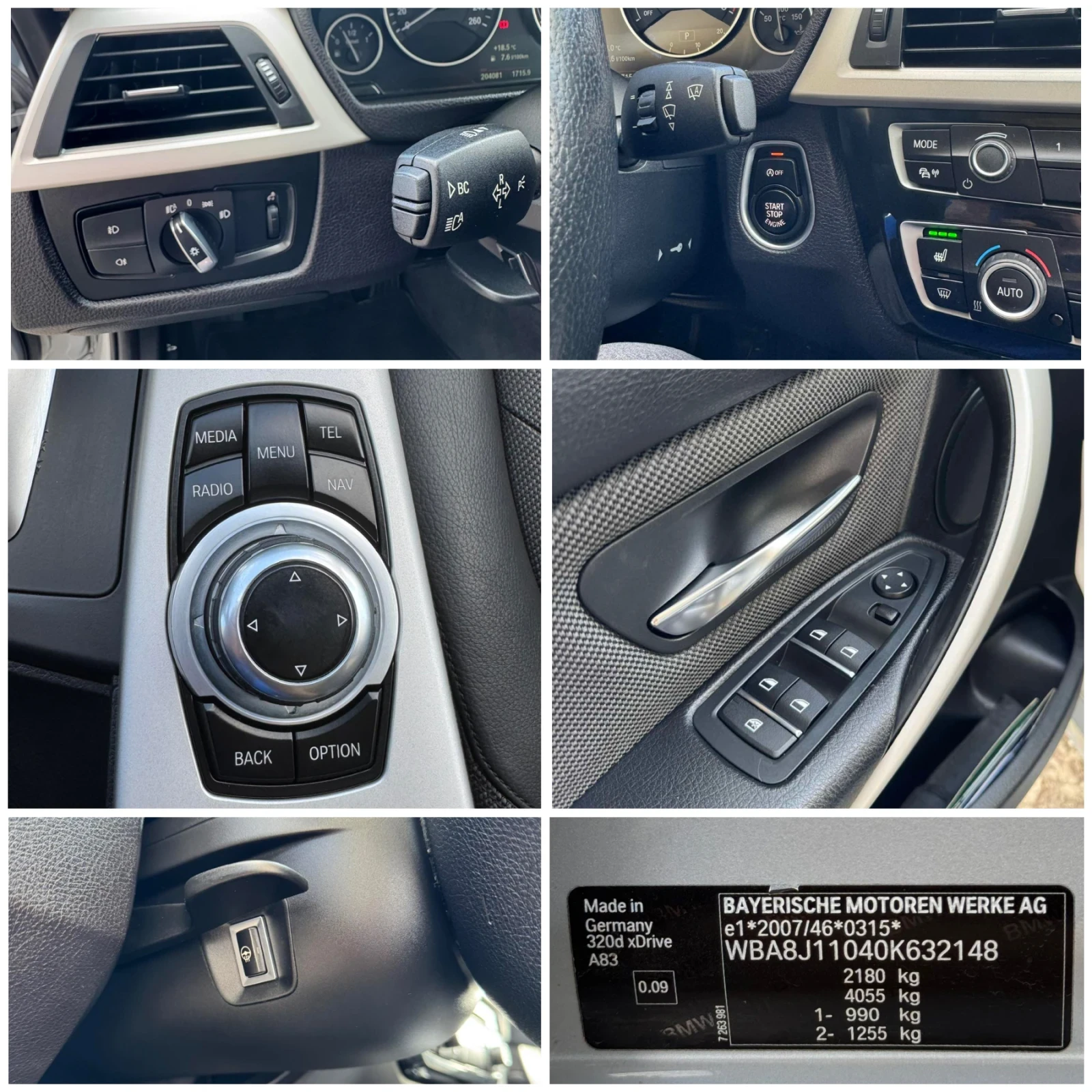 BMW 320 !204000! km, 190ps, Xdrive, B47, ZF8 , снимка 14 - Автомобили и джипове - 54344704