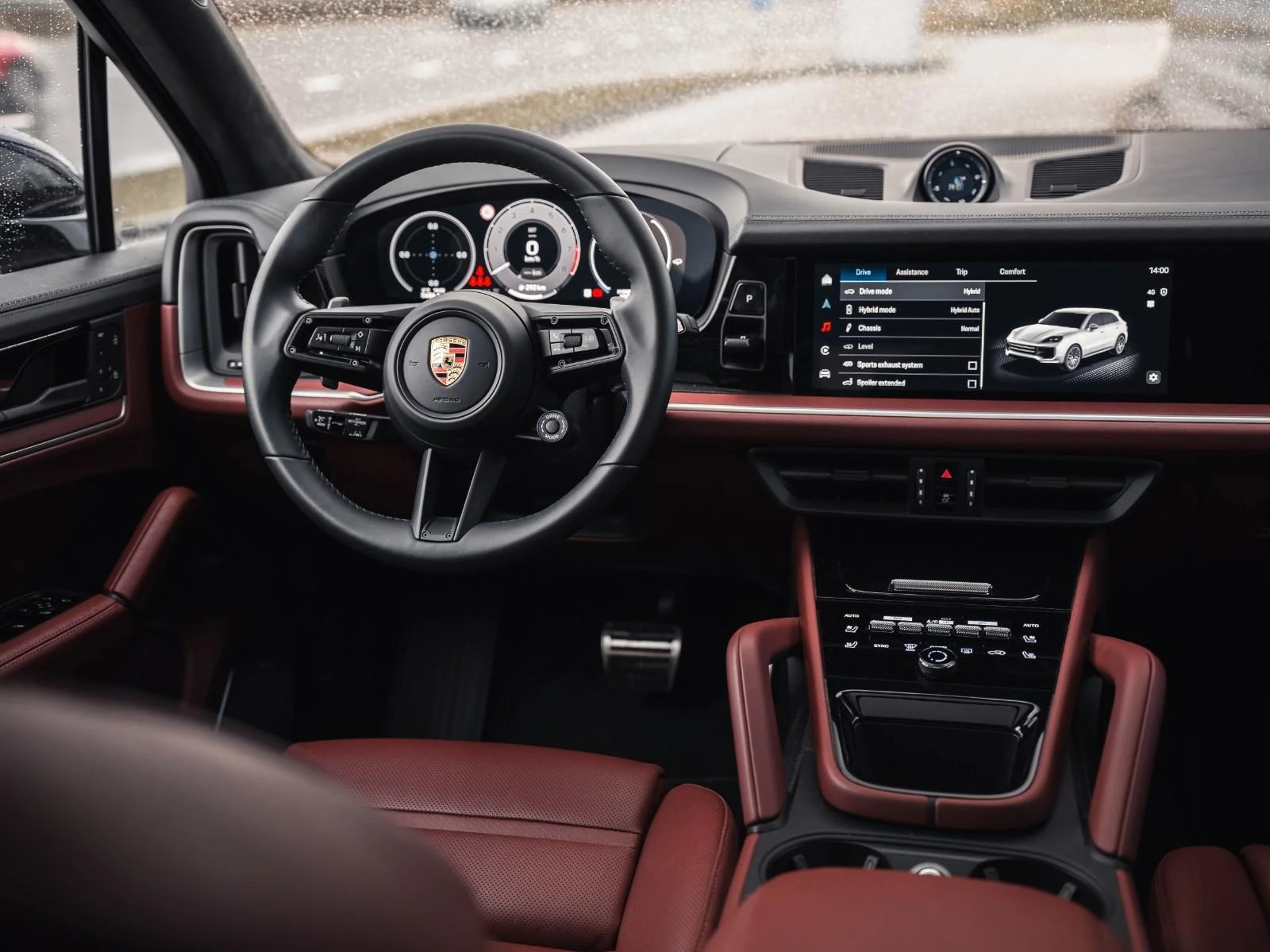 Porsche Cayenne TURBO E-HYBRID/FACELIFT/SPORT CHRONO/BURM/PANO/360 | Mobile.bg   12