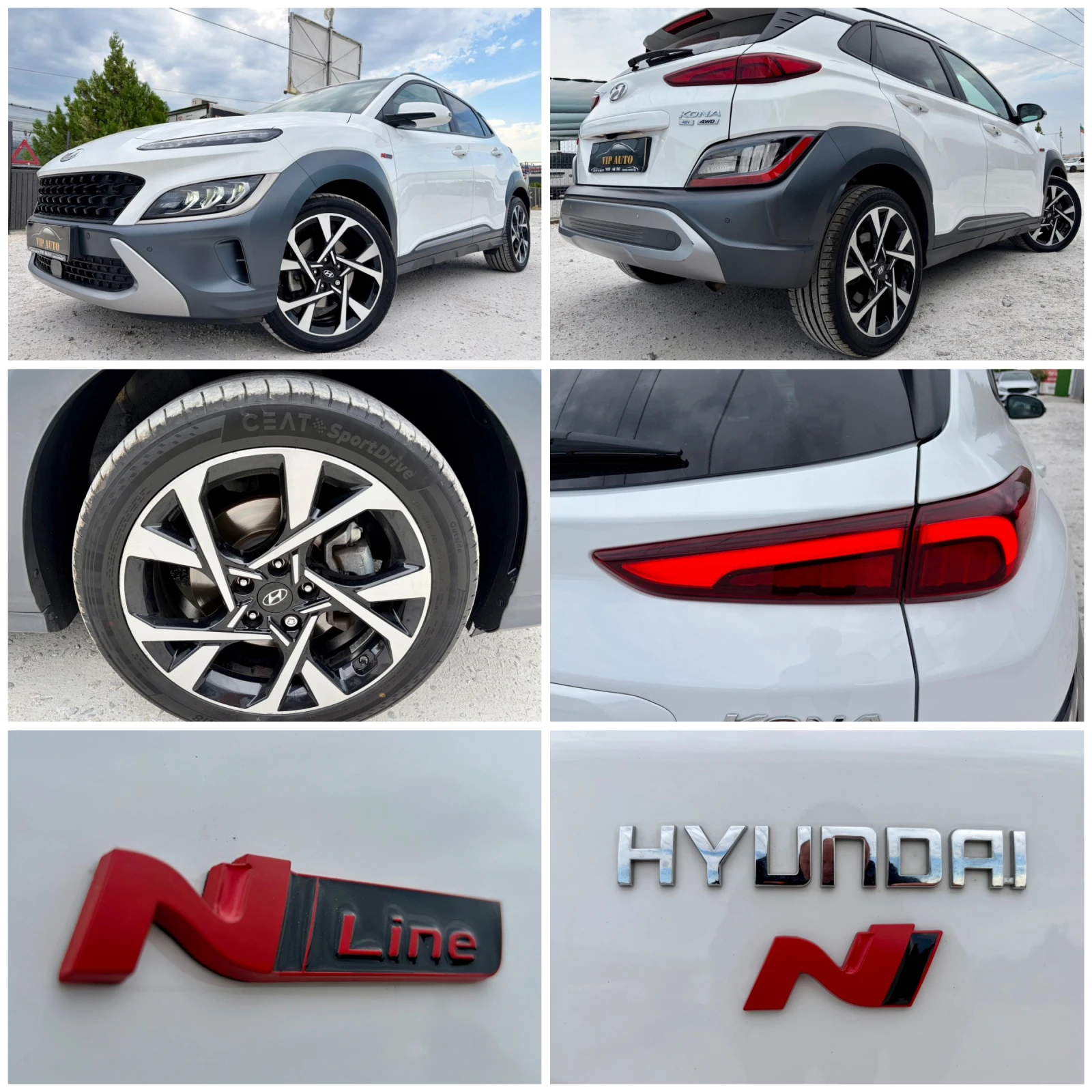 Hyundai Kona N-LINE 4WD 1.6CDRI MILD-HYBRID 48V FULL MAX TOP, снимка 17 - Автомобили и джипове - 55933332
