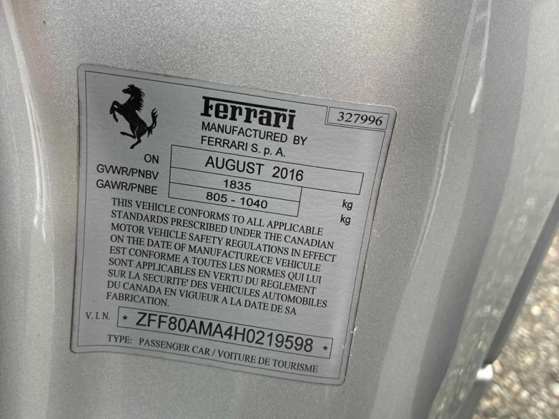 Ferrari 488 SPIDER/ 3, 9l/ CARFAX /, снимка 10 - Автомобили и джипове - 53379321