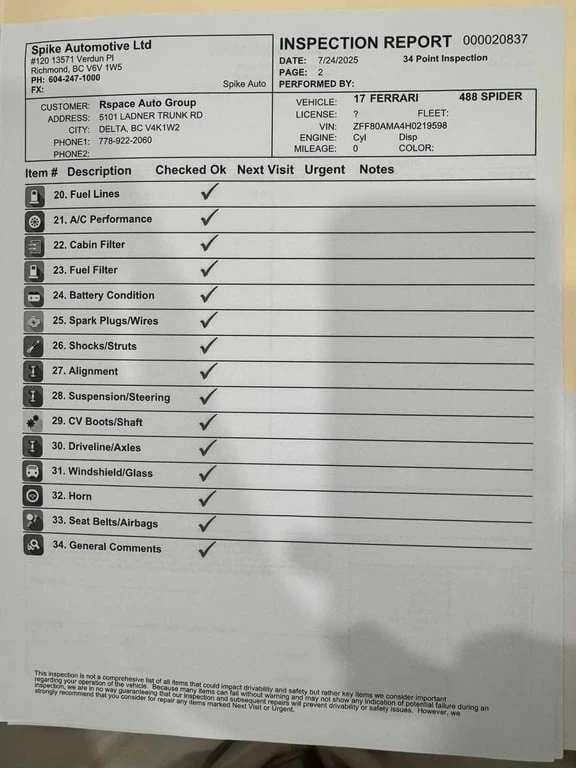 Ferrari 488 SPIDER/ 3, 9l/ CARFAX /, снимка 13 - Автомобили и джипове - 53379321