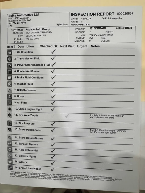Ferrari 488 SPIDER/ 3, 9l/ CARFAX /, снимка 14 - Автомобили и джипове - 53379321