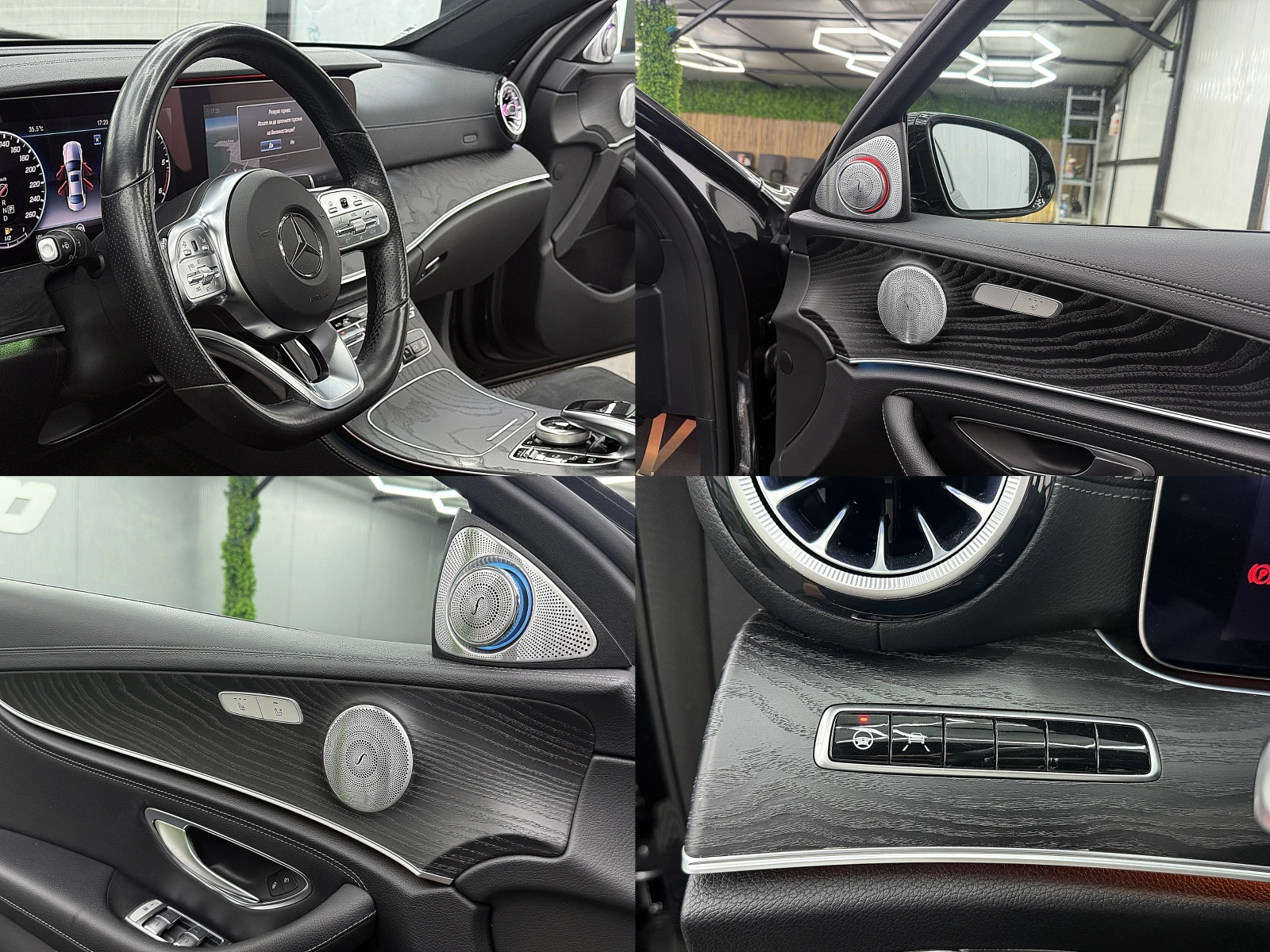 Mercedes-Benz E 400 4-MATIC/PANORAMA/AMG-line/СОБСТВЕН ЛИЗИНГ, снимка 14 - Автомобили и джипове - 54837312