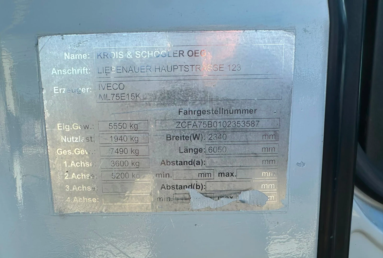 Iveco Cargo Cargo tector 75E15 , снимка 16 - Камиони - 56003200