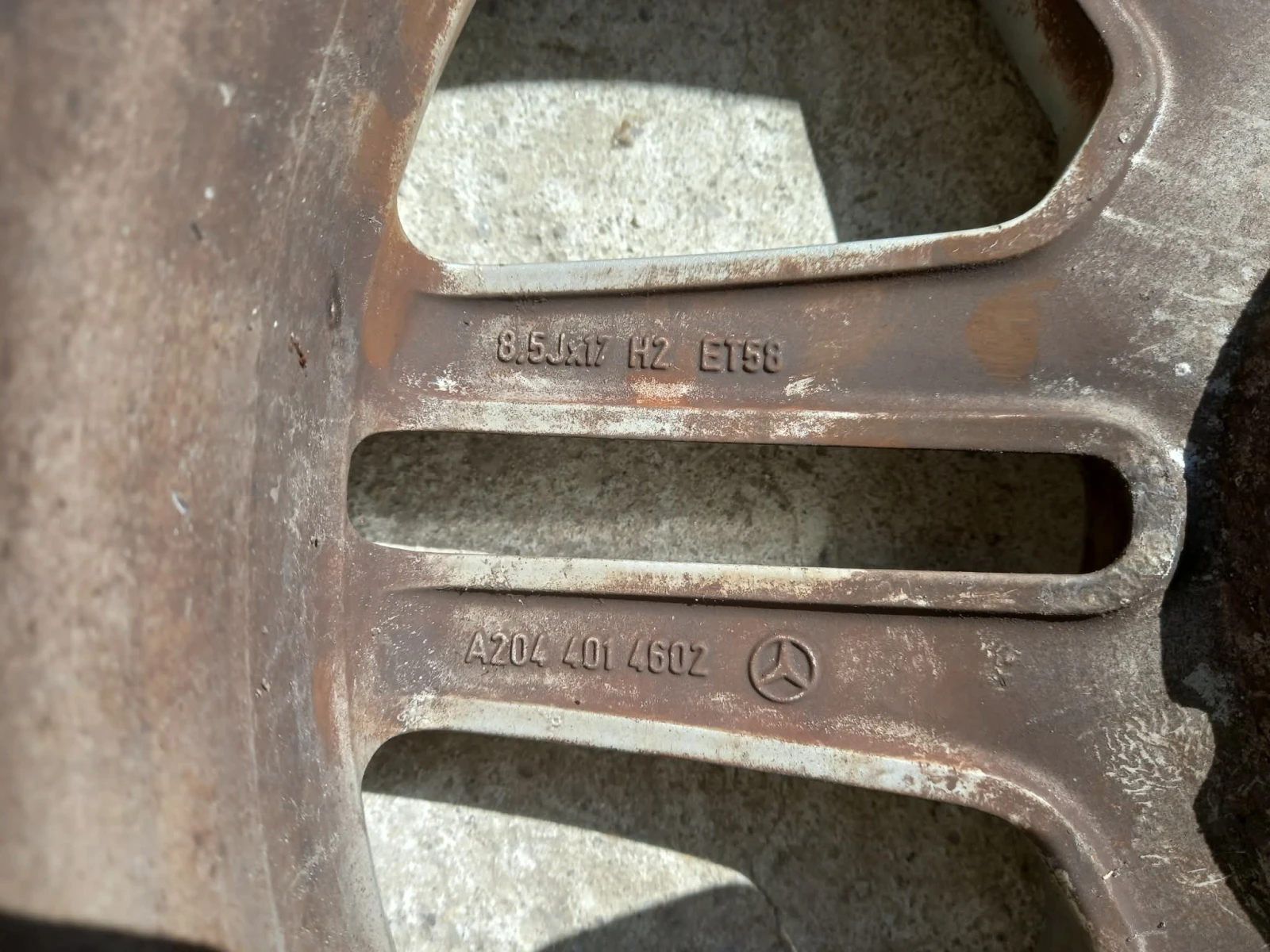 Джанти за Mercedes-Benz, снимка 4 - Гуми и джанти - 54122099