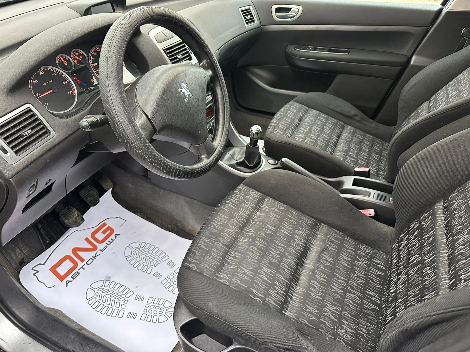 Peugeot 307 2, 000HDI EURO4 , снимка 9 - Автомобили и джипове - 53905488