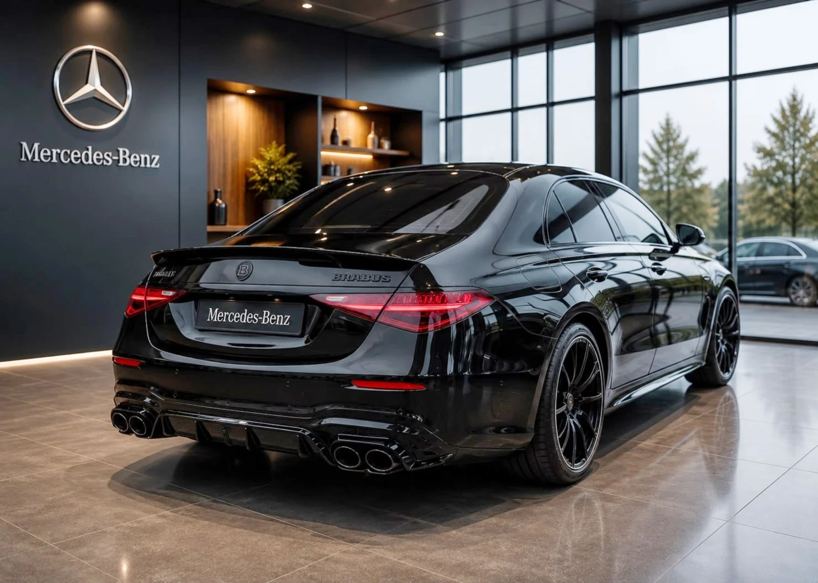 Mercedes-Benz S 580 Очакван внос S580 Long BRABUS 4Matic BURMESTER , снимка 2 - Автомобили и джипове - 55302421