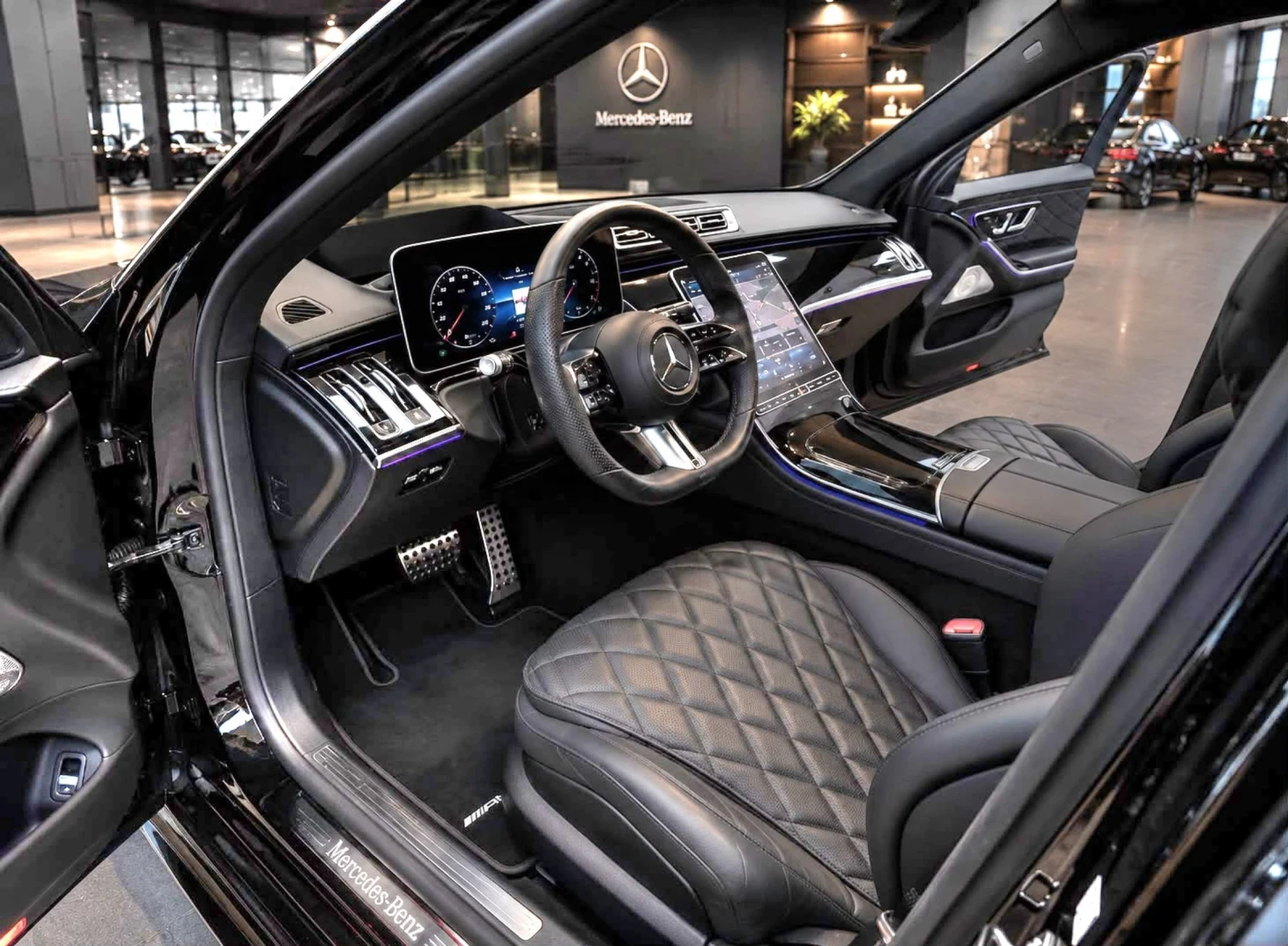Mercedes-Benz S 580 Очакван внос S580 Long BRABUS 4Matic BURMESTER , снимка 4 - Автомобили и джипове - 55302421