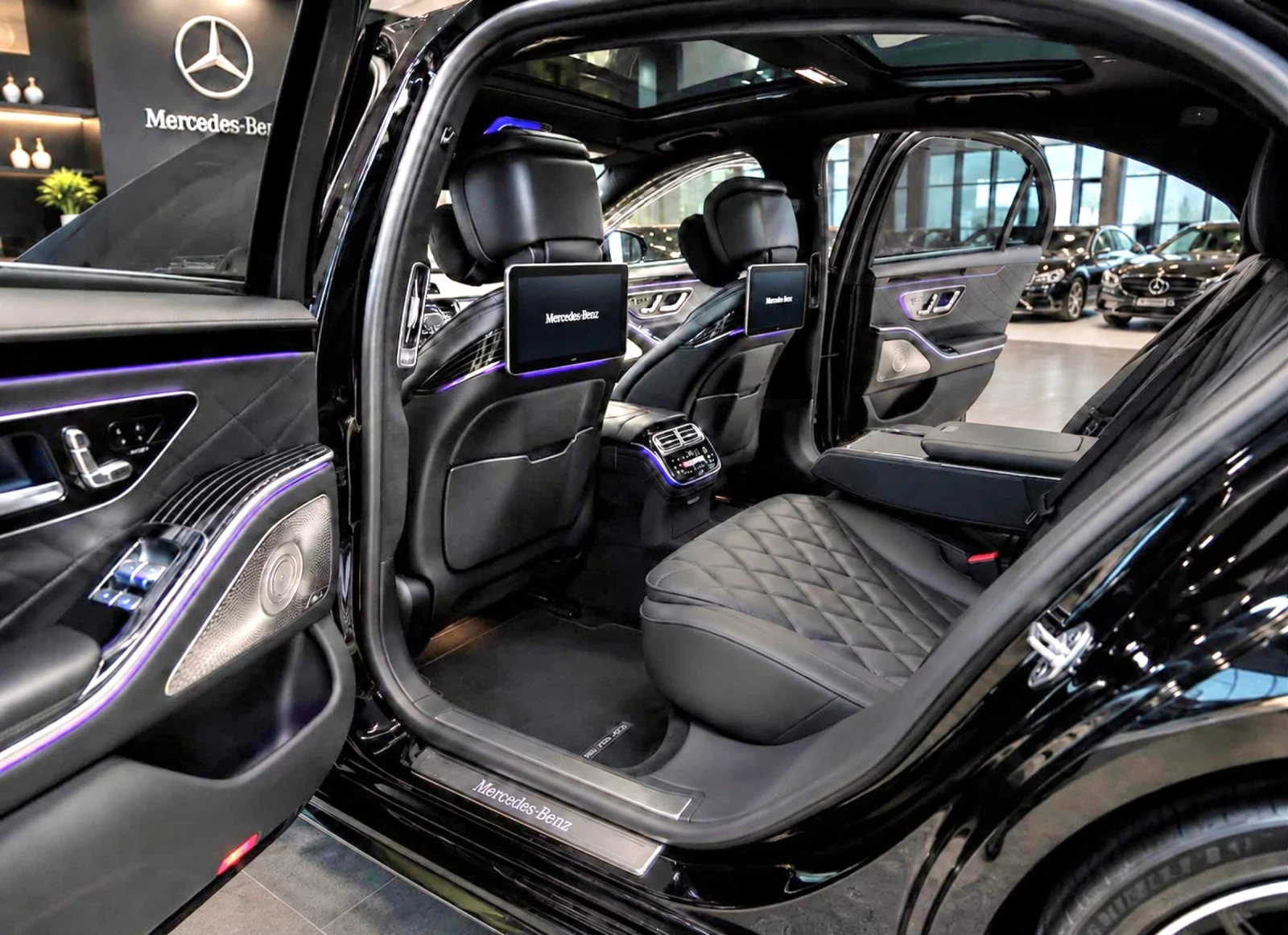 Mercedes-Benz S 580 Очакван внос S580 Long BRABUS 4Matic BURMESTER , снимка 7 - Автомобили и джипове - 55302421