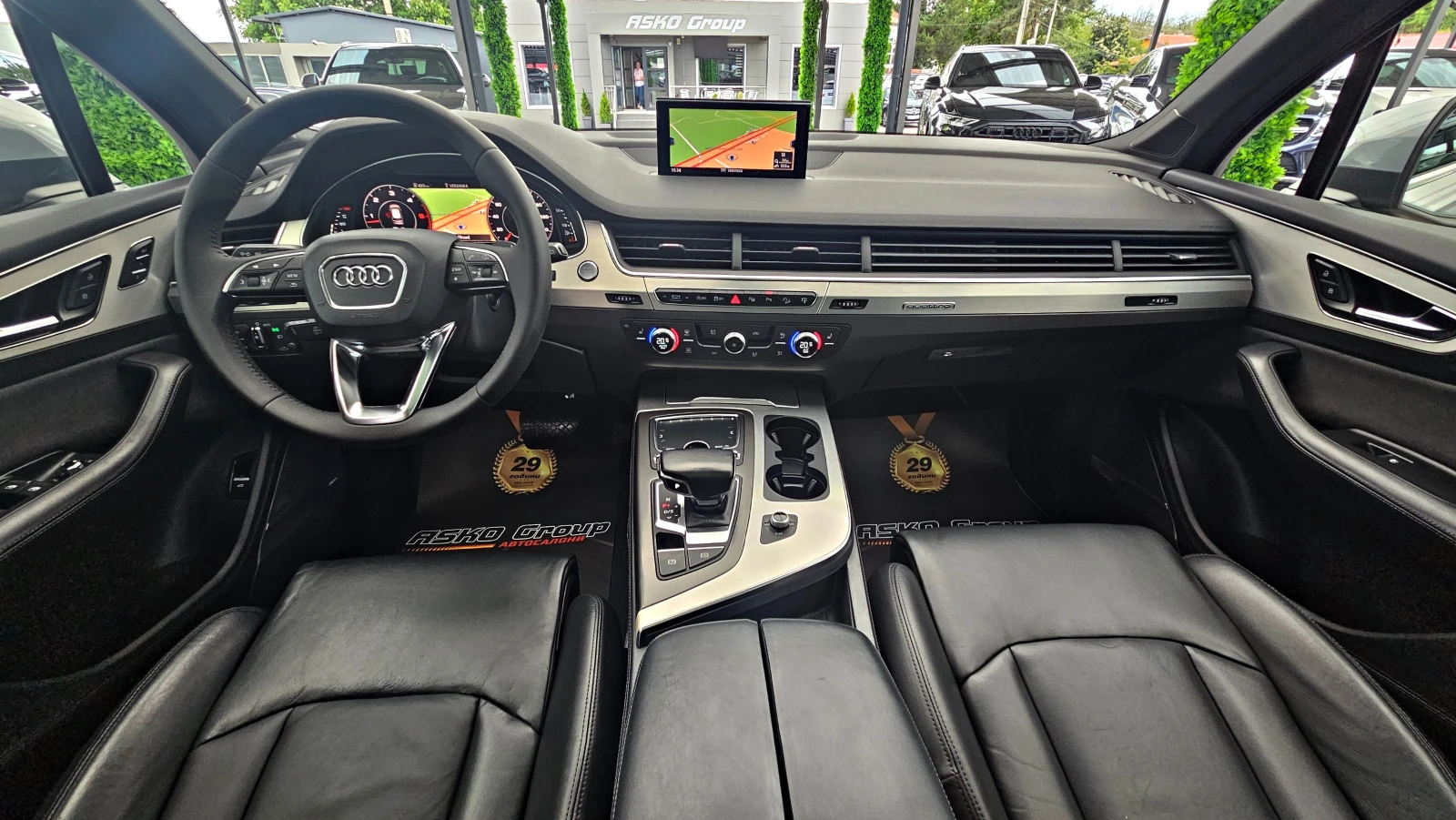 Audi Q7 S-LINE/GERMANY/PANO/360CAMERA/ПОДГРЕВ/AMBIENT/LIZI - изображение 9