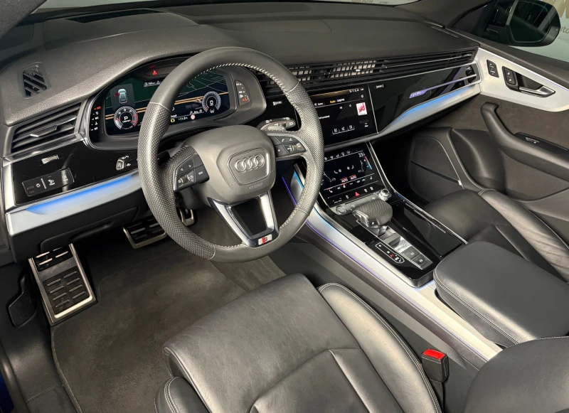 Audi Q8 50 TDi Quattro* 2xS-line* Pano* HuD* Matrix, снимка 6 - Автомобили и джипове - 48807608