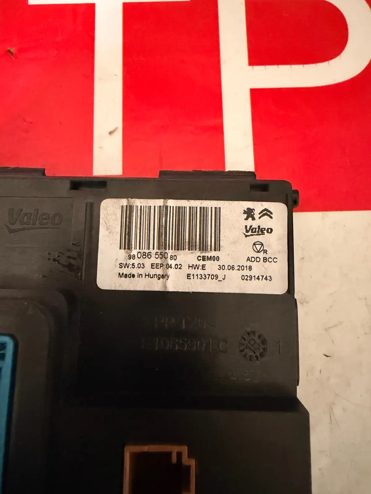 9808655080 Модул климатик TOYOTA PROACE CITROEN JUMPY PEUGEOT EXPERT 2019 9808655080, снимка 2 - Части - 54484228
