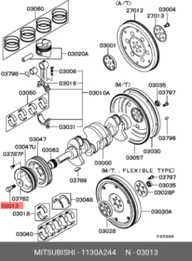     MITSUBISHI/HYUNDAI 2.5D 1130A244/MD062109 | Mobile.bg    2