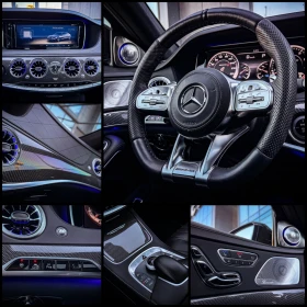 Mercedes-Benz S 500 S63 AMG OPTIC/Designo/3xTV/CARBON/NIGHT/BURM/FULL, снимка 11