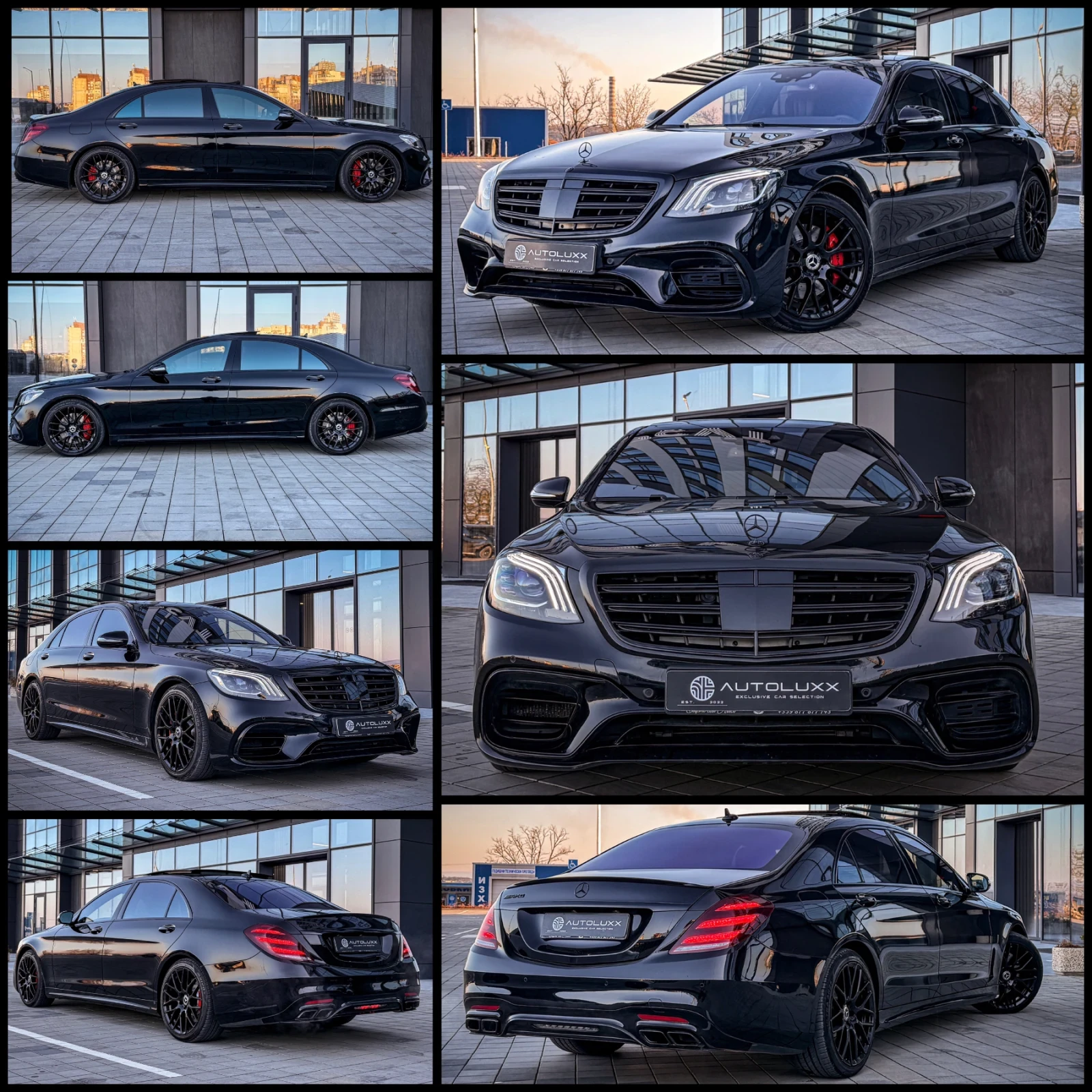 Mercedes-Benz S 500 S63 AMG OPTIC/Designo/3xTV/CARBON/NIGHT/BURM/FULL, снимка 15 - Автомобили и джипове - 53322993