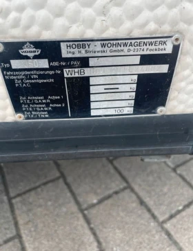 Каравана Hobby 350, снимка 9