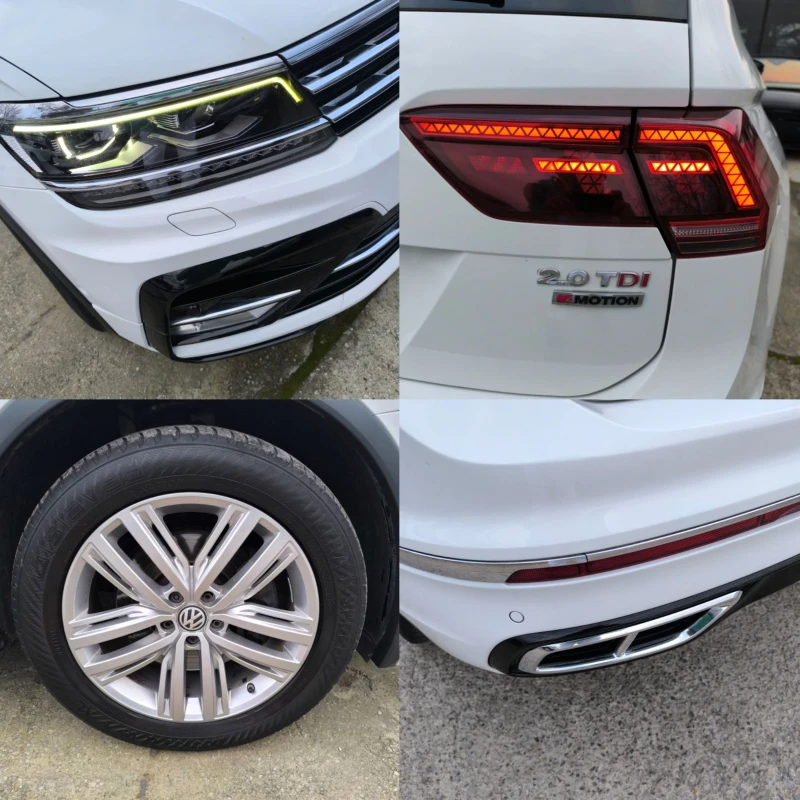 VW Tiguan 2.0TDI R-LINE 4-MOTION LED , снимка 14 - Автомобили и джипове - 52640346
