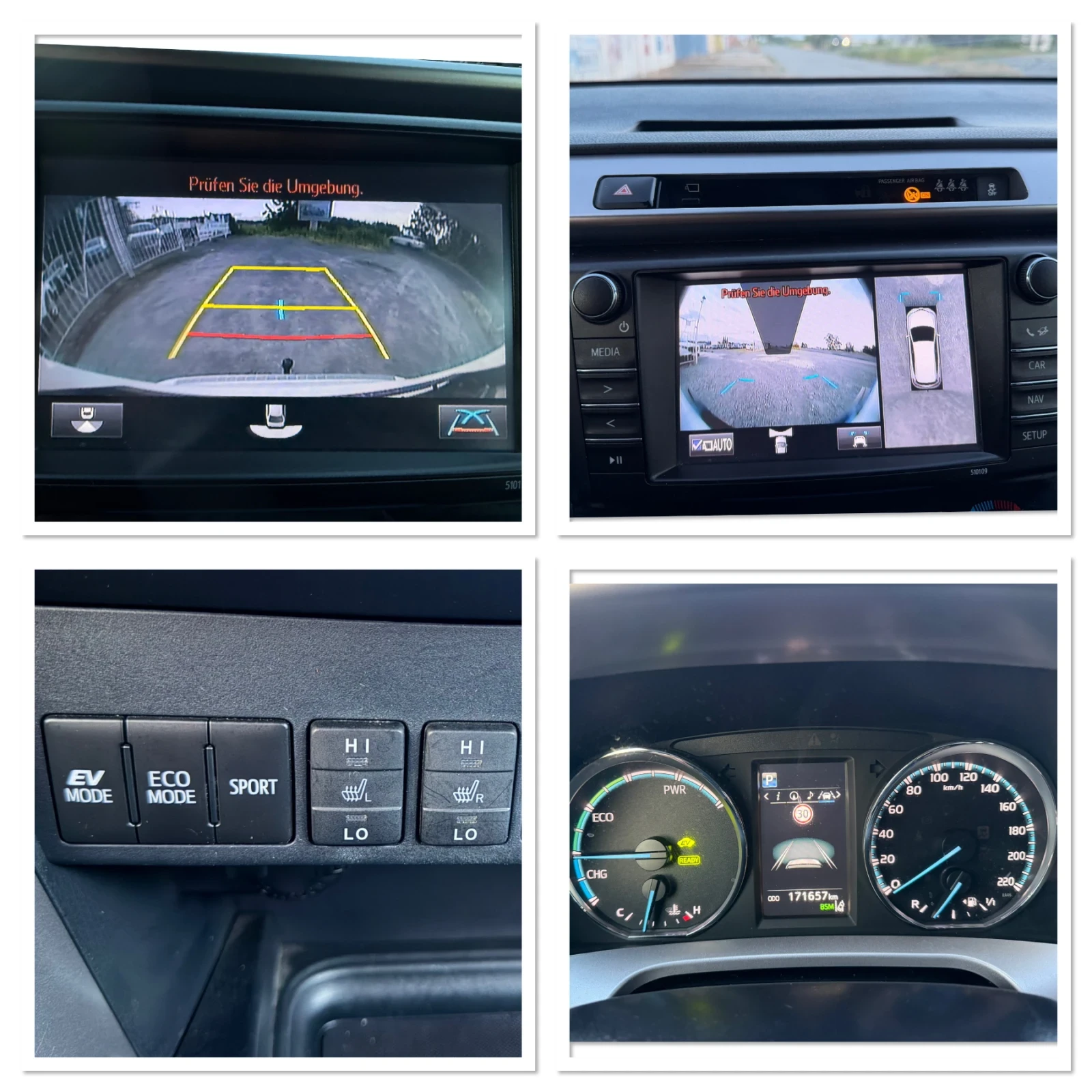 Toyota Rav4 PLATINUM 2.5 HYBRID / 4X4 / 360 КАМЕРА / ЕВРО6 , снимка 15 - Автомобили и джипове - 54655395