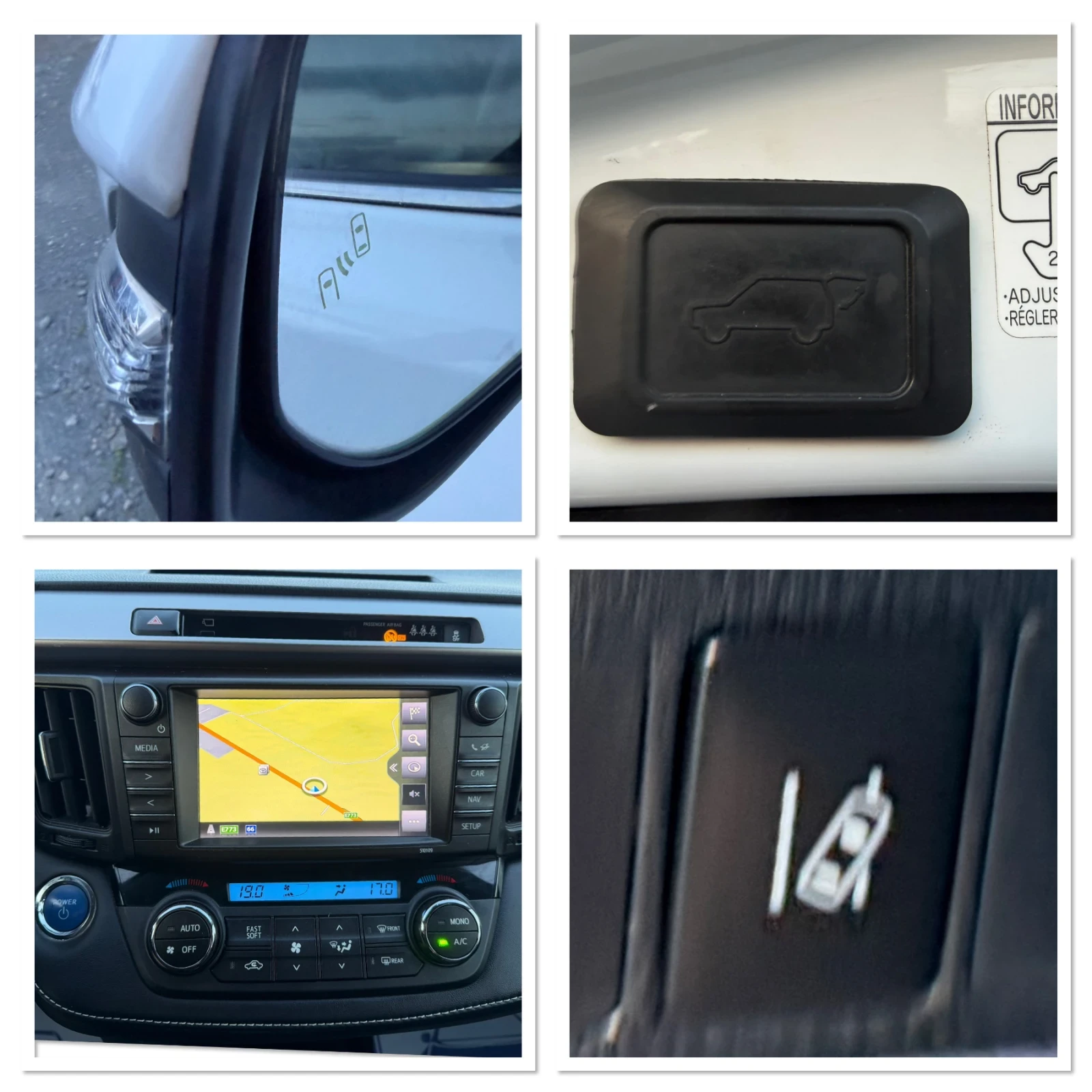 Toyota Rav4 PLATINUM 2.5 HYBRID / 4X4 / 360 КАМЕРА / ЕВРО6 , снимка 16 - Автомобили и джипове - 54655395