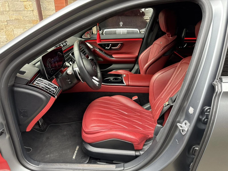Mercedes-Benz S 63 AMG 4M+ L E-Performance FULL Burm 4D гаранция , снимка 9 - Автомобили и джипове - 53426099