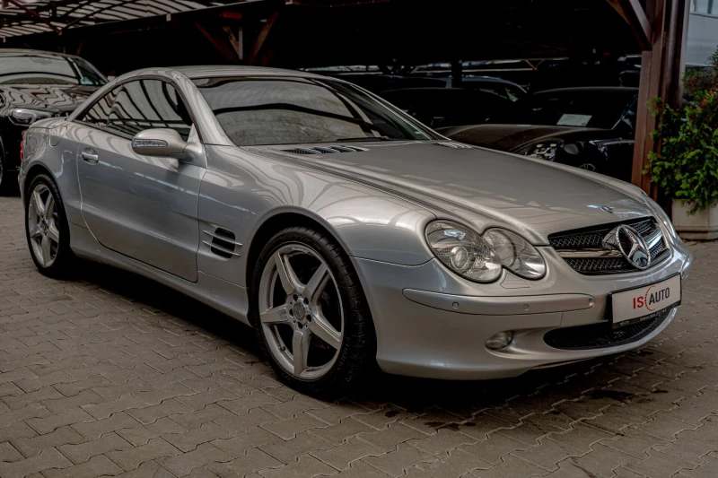 Mercedes-Benz SL 500 V8/ABC/AIR Matic/Distronic/Harman Kardon/BiXenon, снимка 3 - Автомобили и джипове - 50650457