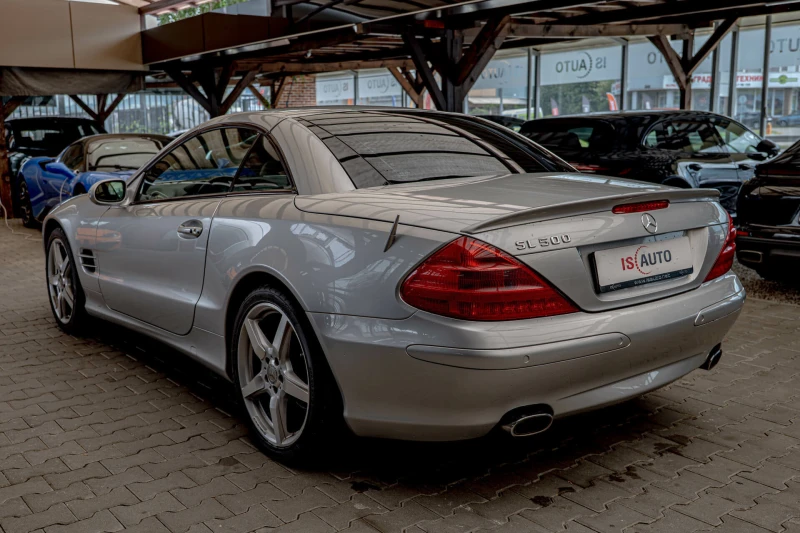 Mercedes-Benz SL 500 V8/ABC/AIR Matic/Distronic/Harman Kardon/BiXenon, снимка 6 - Автомобили и джипове - 50650457