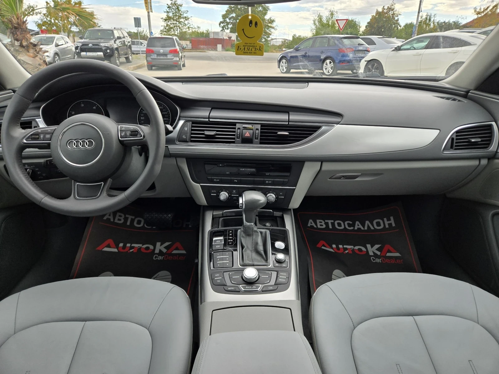 Audi A6 2.0TDI-177кс= АВТОМАТ= НАВИ= АВТОПИЛОТ= КЛИМАТРОНИ, снимка 12 - Автомобили и джипове - 56201002
