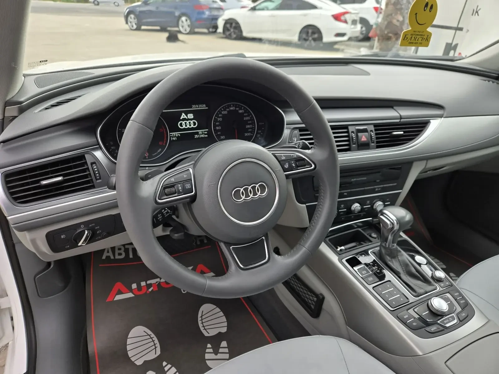 Audi A6 2.0TDI-177кс= АВТОМАТ= НАВИ= АВТОПИЛОТ= КЛИМАТРОНИ, снимка 8 - Автомобили и джипове - 56201002