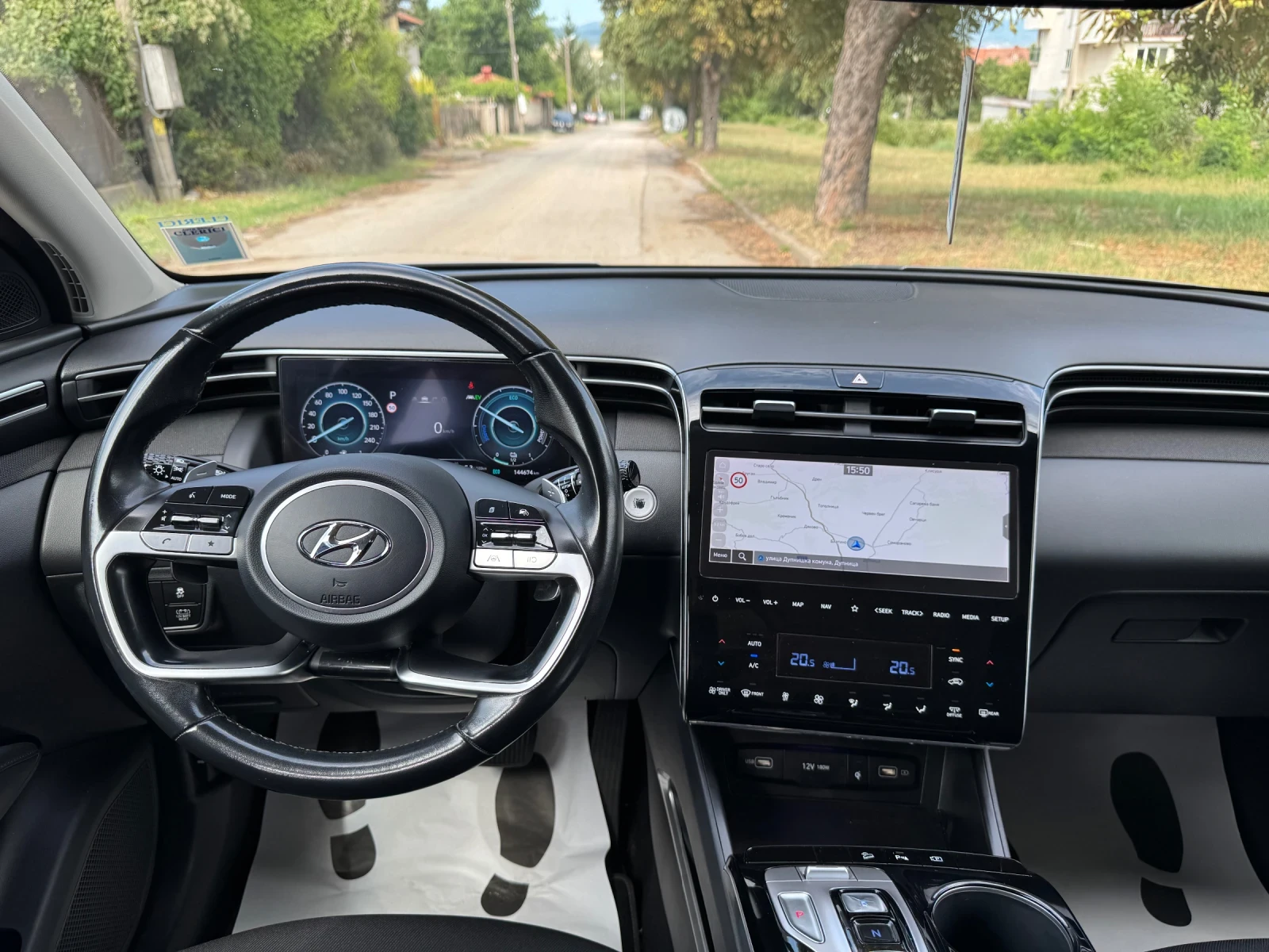Hyundai Tucson 230к.с HYBRID/История Хюндай/ НОВА/ТОП, снимка 12 - Автомобили и джипове - 55449373