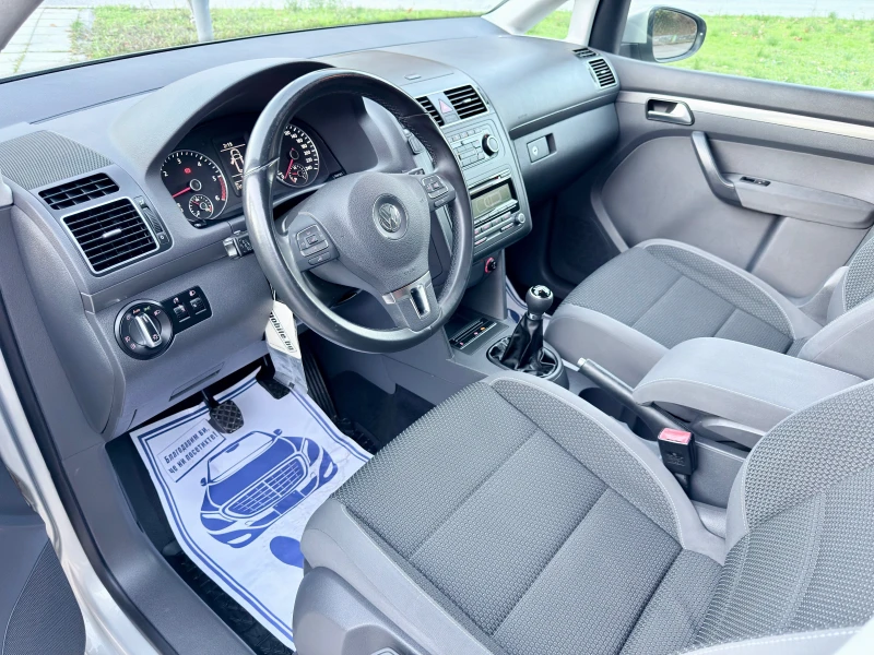 VW Touran 1.6TDI-105к.с.* 7Места* Euro5* ЛИЗИНГ* , снимка 7 - Автомобили и джипове - 52544702