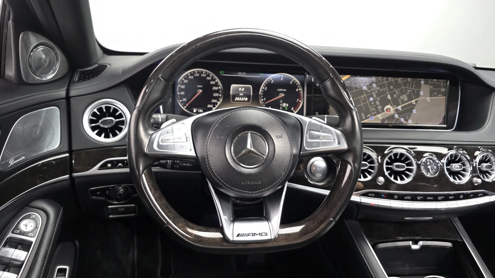 Mercedes-Benz S 500 LONG* 63 AMG OPTIC* МАСАЖ* ОБДУХ* DIS* SOFT-CLOSE*, снимка 6 - Автомобили и джипове - 55154287