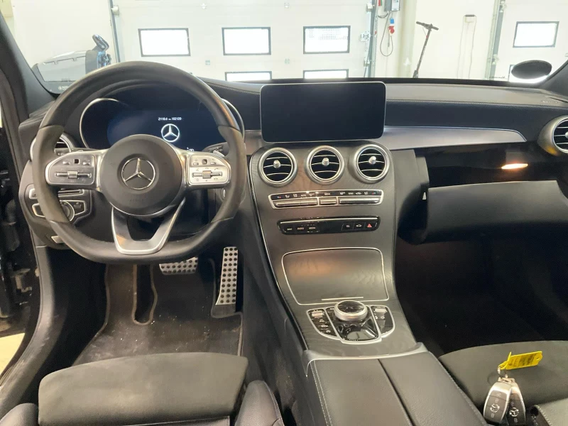 Mercedes-Benz C 220 AMG/194HP/NIGHT-EDITION/CARPLAY/DIGITAL/LED/849f, снимка 7 - Автомобили и джипове - 52153629