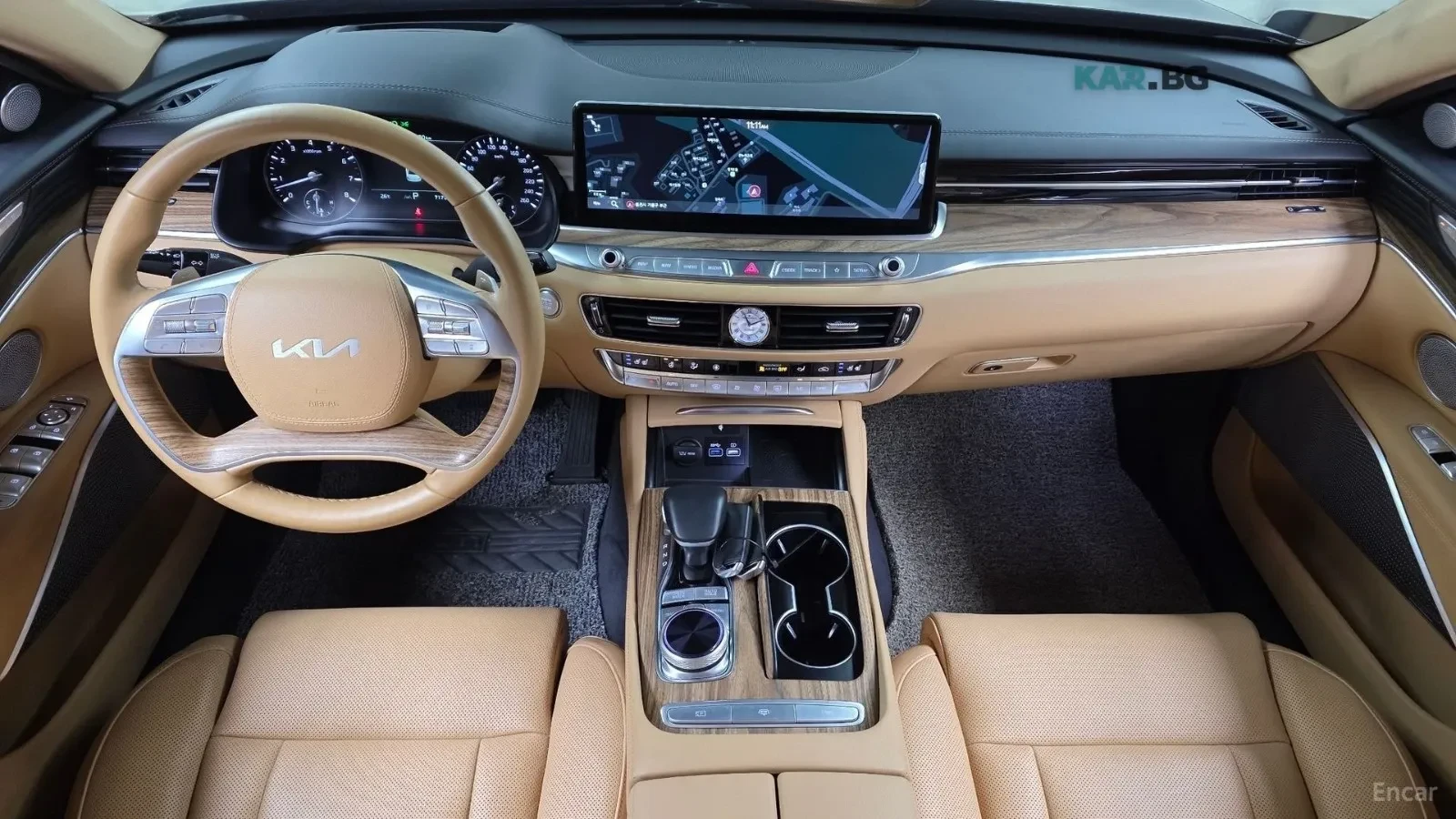 Kia K9 3.8GDI* AWD* КОЖА* ПОДГРЕВ* ОБДУХВАНЕ* 360* HEAD, снимка 5 - Автомобили и джипове - 54897874