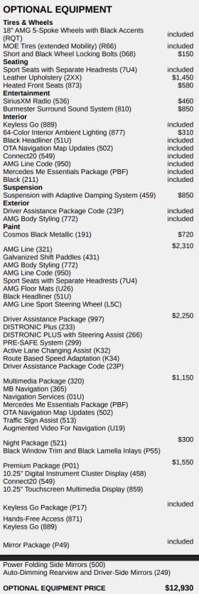 Mercedes-Benz A 220 AMG PKG* DRIVER ASSIST* PREMIUM PKG* NIGHT PKG*  - 14000 € / 27381.62 лв. - 39847516 12