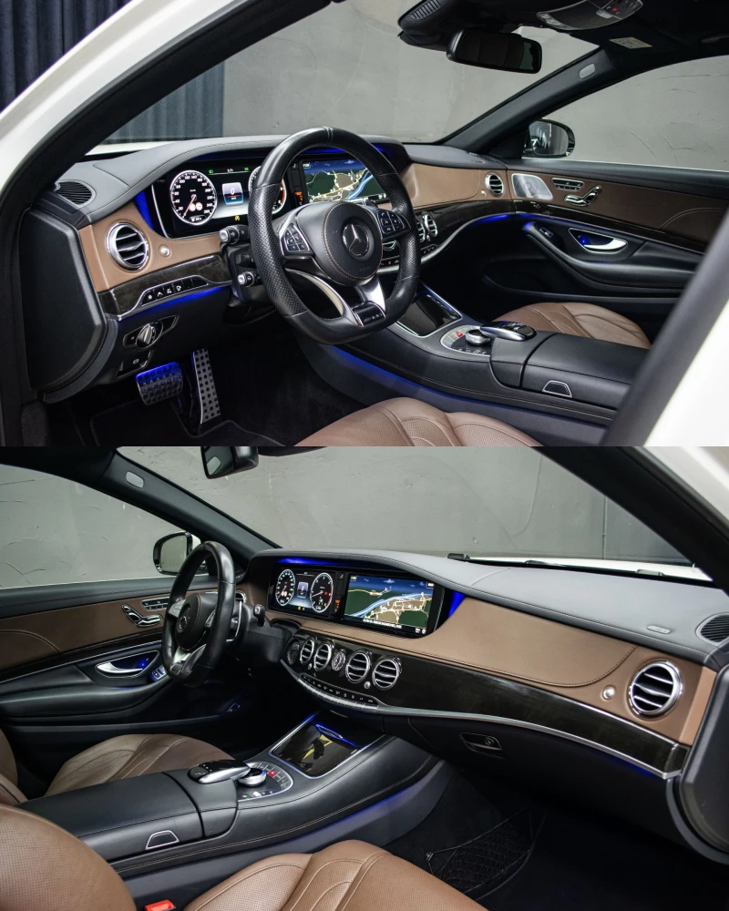 Mercedes-Benz S 350 d/4Matic/9G/AMG+ /НапълноОбслужен/РеаленПробег, снимка 6 - Автомобили и джипове - 53246503
