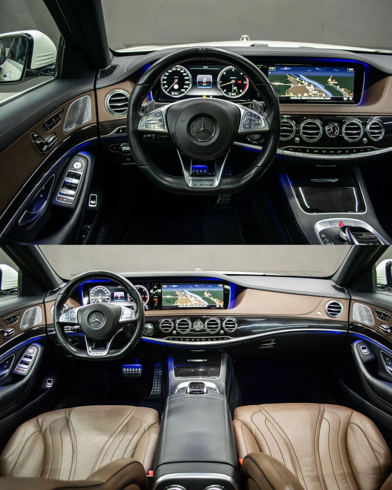 Mercedes-Benz S 350 d/4Matic/9G/AMG+ /НапълноОбслужен/РеаленПробег, снимка 5 - Автомобили и джипове - 53246503