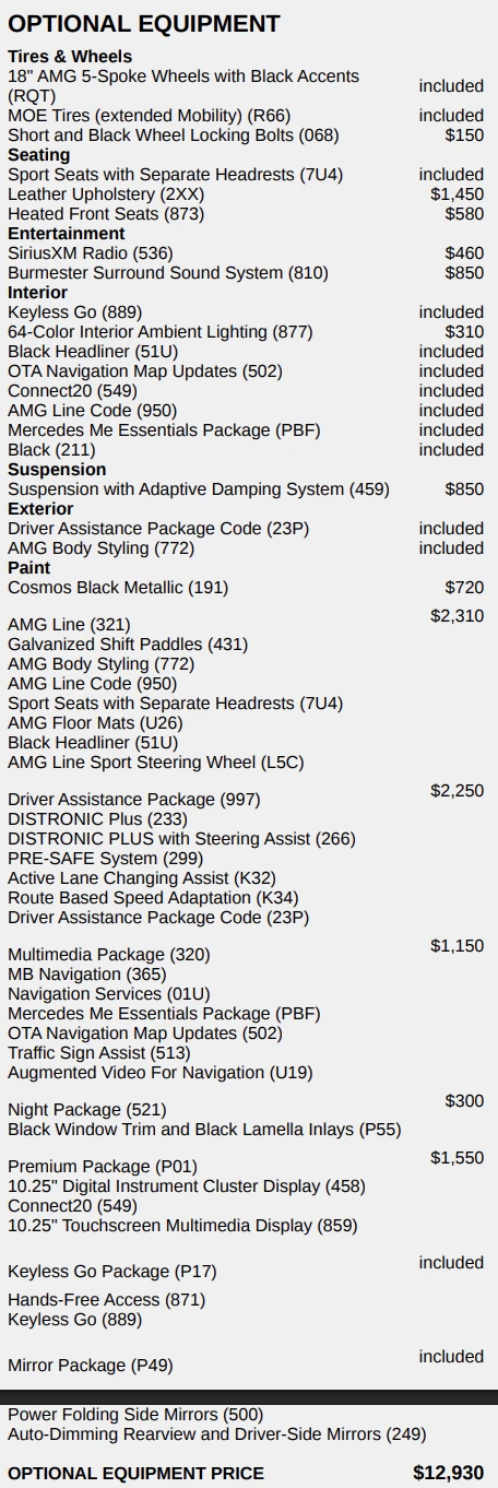 Mercedes-Benz A 220 AMG PKG* DRIVER ASSIST* PREMIUM PKG* NIGHT PKG* , снимка 12 - Автомобили и джипове - 53180067