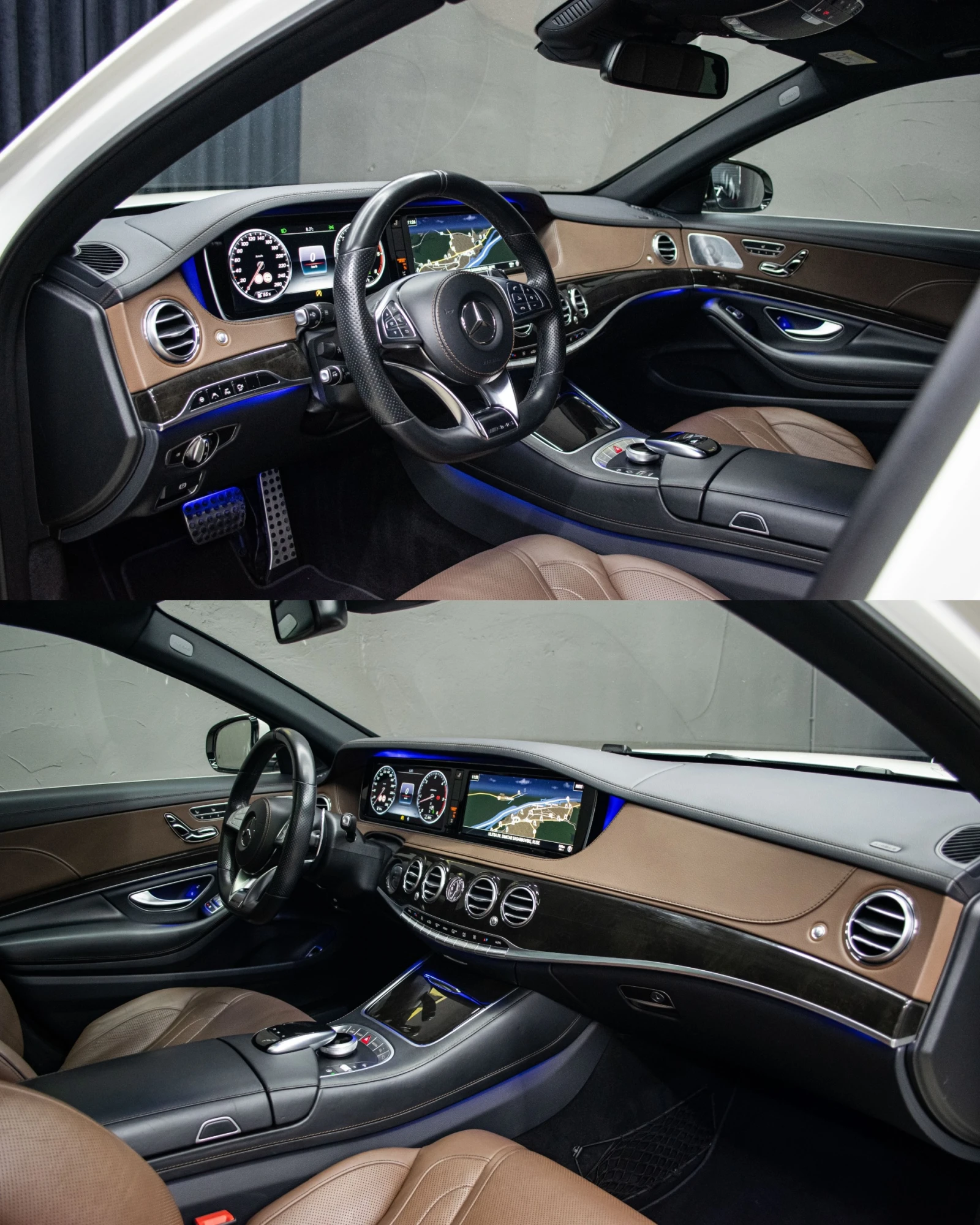 Mercedes-Benz S 350 d/4Matic/9G/AMG+ /НапълноОбслужен/РеаленПробег - изображение 6