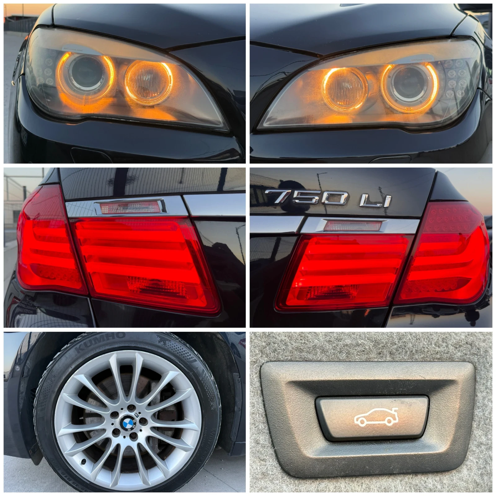 BMW 750 i* 2013г* Full Max* 189.000KM* Сервизна История* , снимка 16 - Автомобили и джипове - 56046555