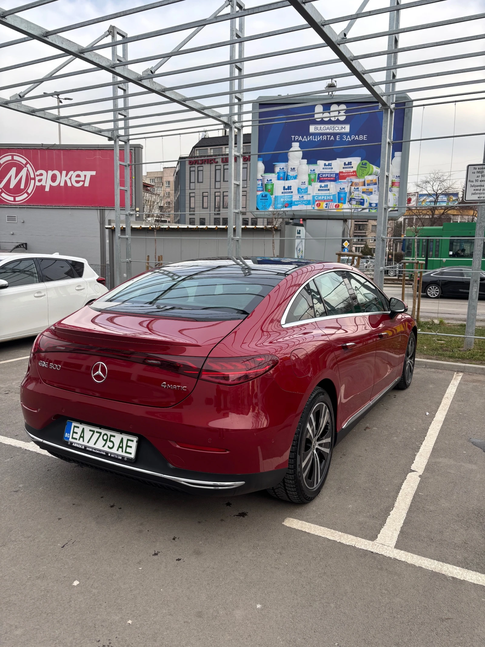 Mercedes-Benz EQE 500 4MATIC ГАРАНЦИОНЕН, снимка 6 - Автомобили и джипове - 53804521